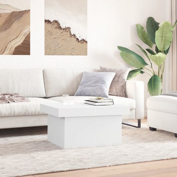 vidaXL Couchtisch Couchtisch Weiß 80x55x40 cm günstig online kaufen