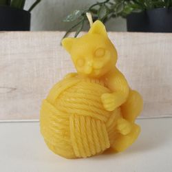 Aspinaworld Formkerze Bienenwachskerze - Katzen Kerze günstig online kaufen