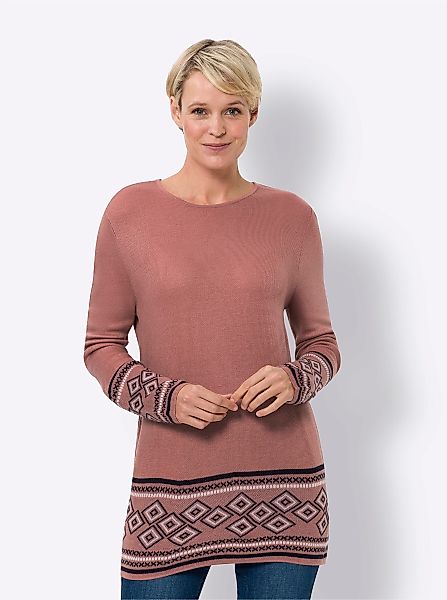 Sieh an! Strickpullover Longpullover günstig online kaufen