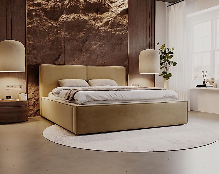 Compleo Polsterbett SANTO Metallrahmen, Bettkasten, ohne Matratze, (Kostenl günstig online kaufen
