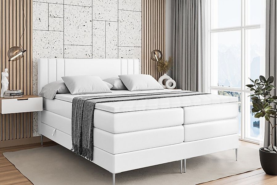 ALTDECOR Boxspringbett IDRIKO-F KING (Multipocket-Matratze H4, H3 Matratze günstig online kaufen