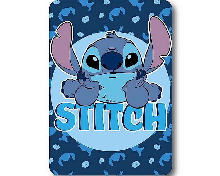 Wohndecke Disney Lilo & Stitch Feather Fleecedecke 100x140cm, Lilo & Stitch günstig online kaufen