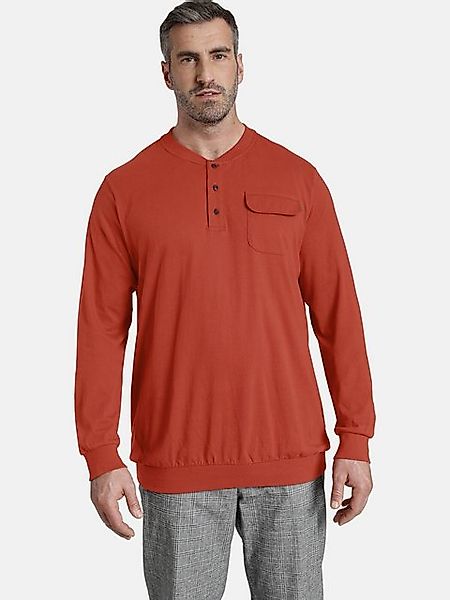 Charles Colby Sweatshirt EARL KEITH mit Knopfleiste günstig online kaufen