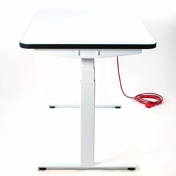Schreibtisch NewWORK elektrisch höhenverstellbar White Edition günstig online kaufen