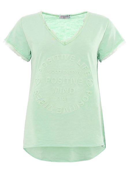 Zwillingsherz T-Shirt Damen T-Shirt Positive Mind günstig online kaufen