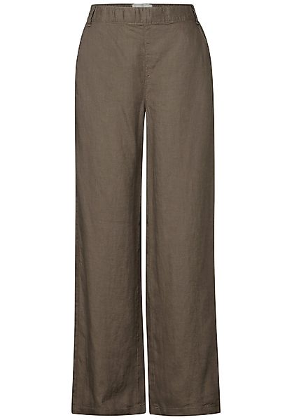 STREET ONE Stoffhose Wide Leg Leinenhose günstig online kaufen