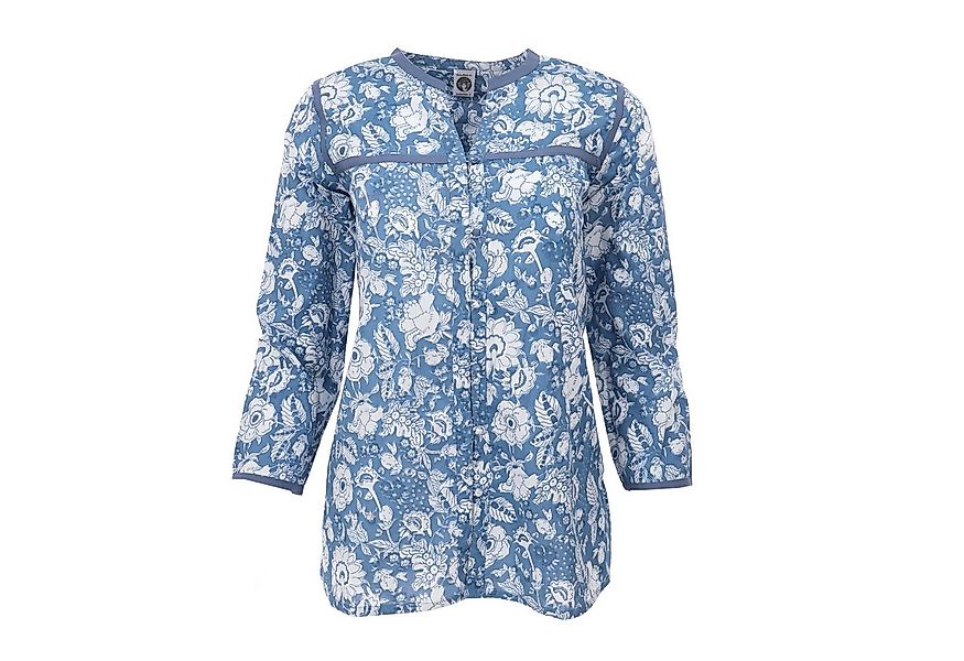 Guru-Shop Longbluse Handbedruckte Bohobluse, luftige Baumwollbluse.. altern günstig online kaufen