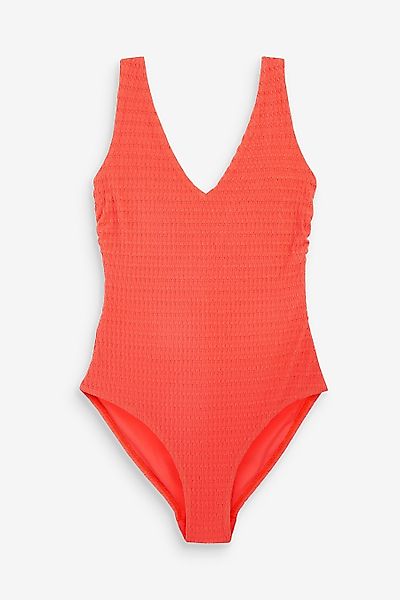 Next Badeanzug Dekolleté-Badeanzug in Knitteroptik (1-St) günstig online kaufen