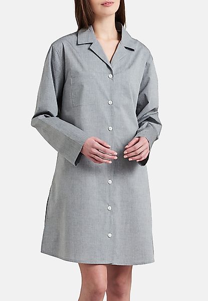 seidensticker Nachthemd Chambray (1-tlg) Nachthemd langarm günstig online kaufen