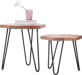 byLIVING Beistelltisch Elea, aus Massivholz, bestehend günstig online kaufen