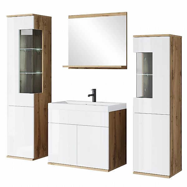 INOSIGN Badmöbel-Set "Kenia", (Set, 5 St.), Modernes Badmöbel-Set mit viel günstig online kaufen