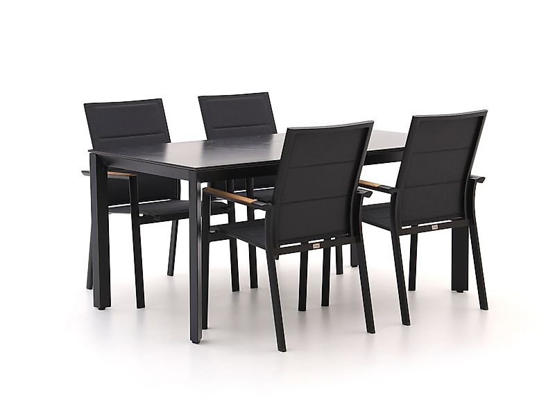 Bellagio Albinea/Sestino 160 cm Gartenmöbel-Set 5-Teilig Stapelbar günstig online kaufen