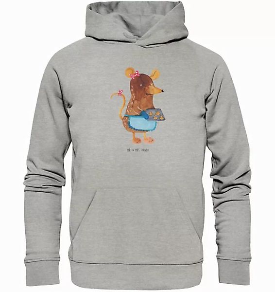 Mr. & Mrs. Panda Hoodie Größe L Maus Kekse - Heather Grey - Geschenk, Winte günstig online kaufen