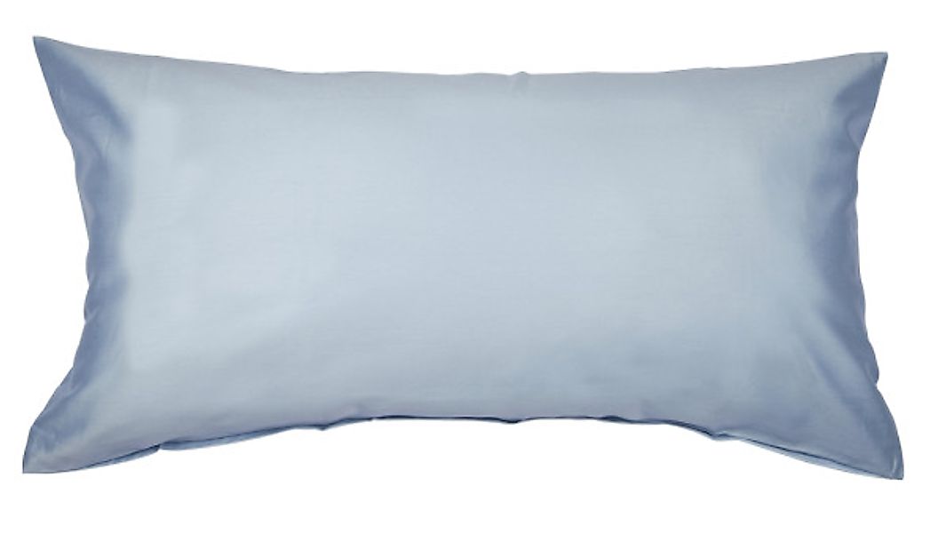 Janine Janine Mako-Satin Bettwäsche Colors 31001 perlblau Größe:  40x80 cm günstig online kaufen