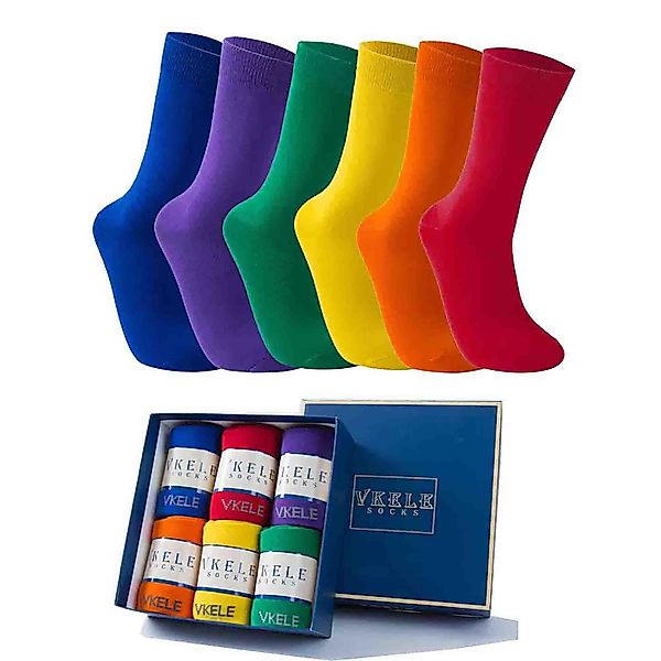 Vkele Businesssocken Bunte Socken (6-Paar) Geschenkpack günstig online kaufen
