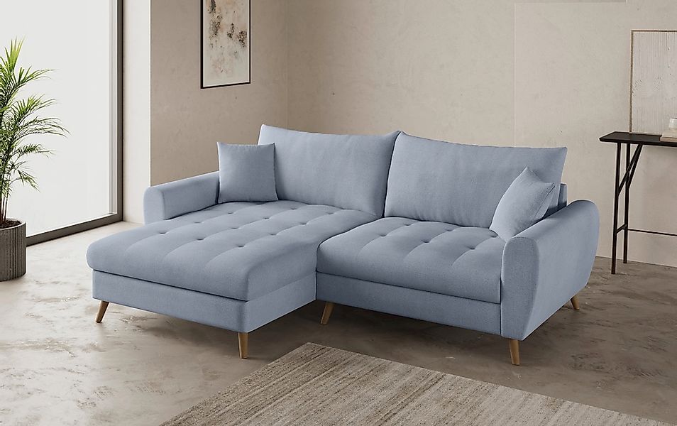 Mr. Couch Ecksofa "Blackburn II, L-Form", Mit Kaltschaumpolsterung bis 140 günstig online kaufen