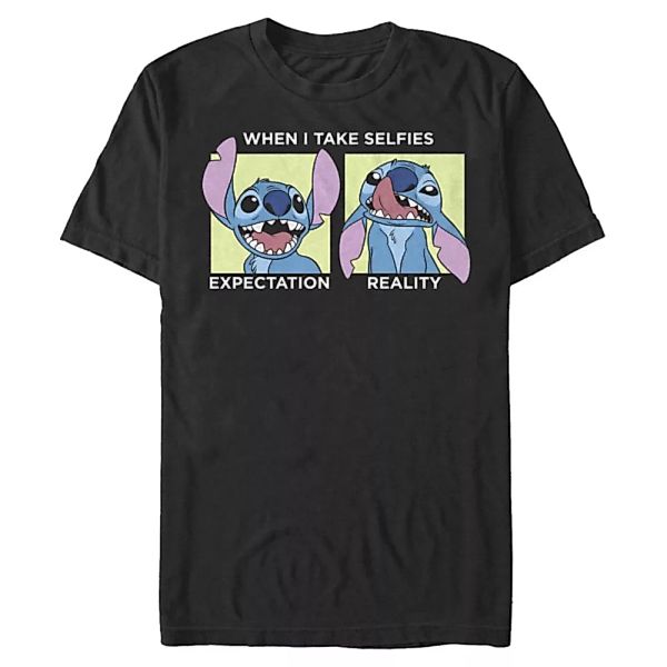 Disney - Lilo & Stitch - Stitch Selfie - Männer T-Shirt günstig online kaufen