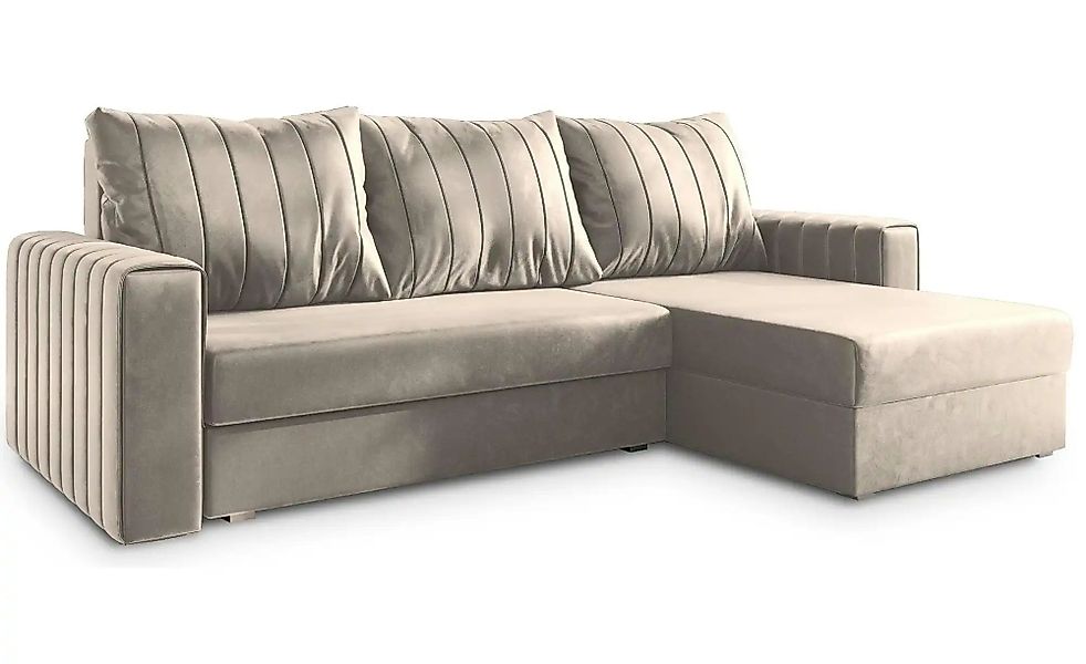 MASSENO Ecksofa  Carl ¦ beige ¦ Maße (cm): B: 236 H: 85 Polstermöbel > Sofa günstig online kaufen