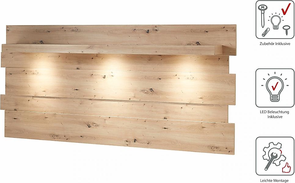 Innostyle Wohnwand "Loft Two, TOPSELLER", (5 St., TV-Wand), inkl. LED-Beleu günstig online kaufen