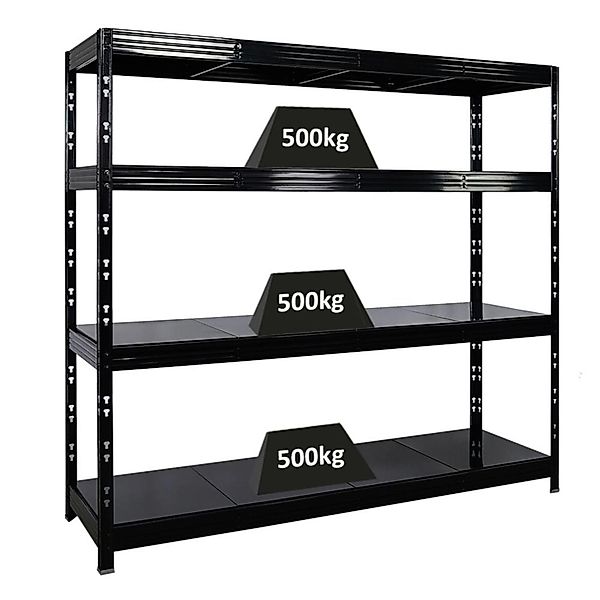 PROREGAL Profi Schwerlastregal Rhino HxBxT 180x200x60cm 4 Stahlplatten-Eben günstig online kaufen