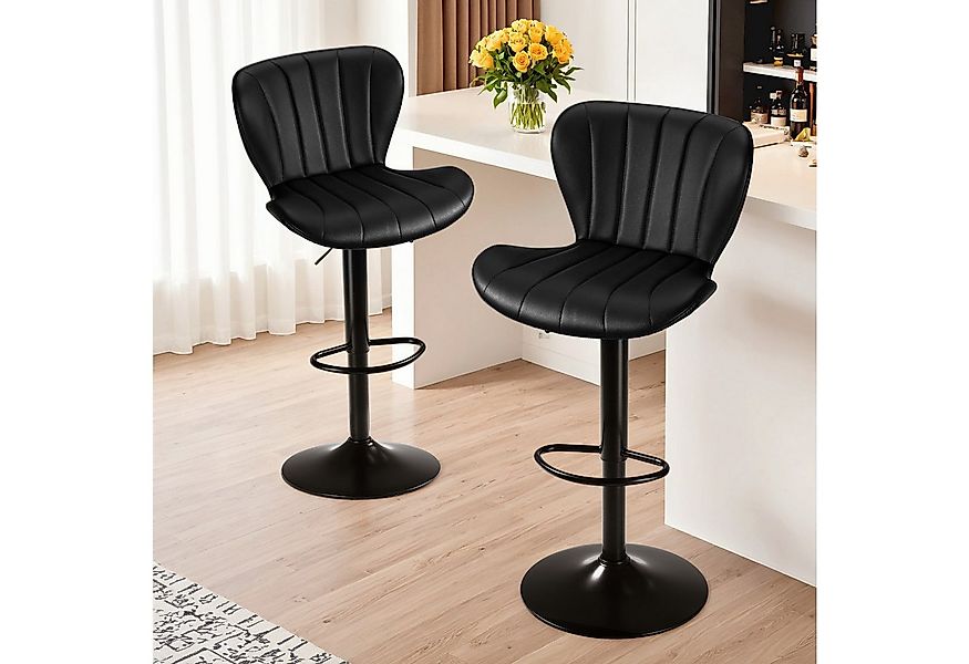 TLGREEN Barhocker 2er-set Barstühle,Küchenstuhl mit 360-Grad-Drehfunktion, günstig online kaufen