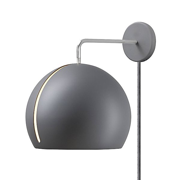 Nyta Tilt Globe Wall Wandlampe mit Stecker grau günstig online kaufen