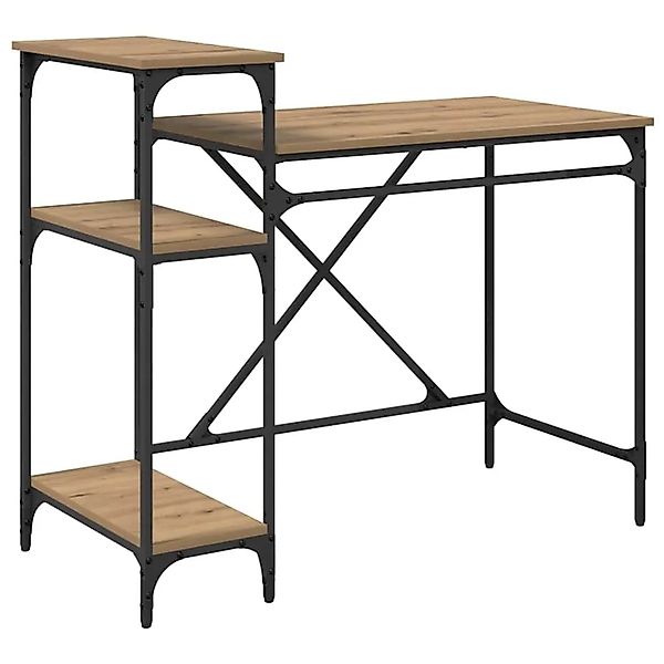 vidaXL Schreibtisch Artisan-Eiche 105 x 50 x 90 cm Holzwerkstoff 881286 günstig online kaufen