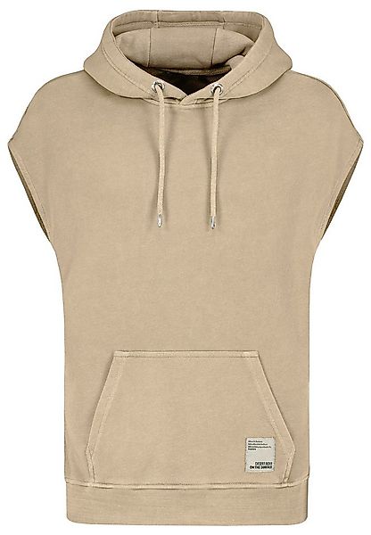 Eight2Nine Hoodie Mit Kapuze und Vordertasche, Ärmelloser Denim Design Slee günstig online kaufen