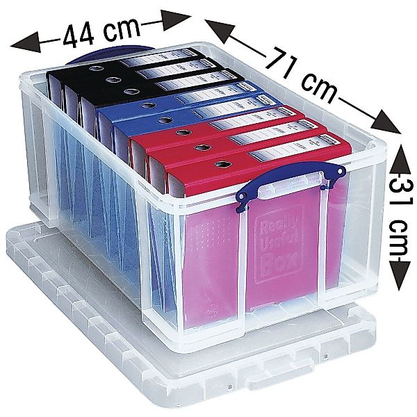 REALLYUSEFULBOX Aufbewahrungsbox 64CCB, 64 Liter, verschließbar günstig online kaufen