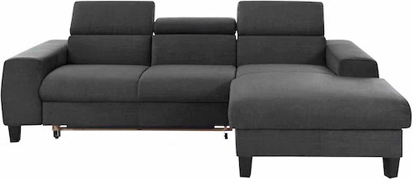 COTTA Ecksofa "Morven L-Form mit Kopfteilverstellung" wahlweise mit Bettfun günstig online kaufen