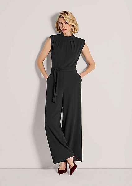 MADELEINE Jumpsuit Eleganter Jumpsuit mit Stehkragen Ärmelloser Look mit br günstig online kaufen