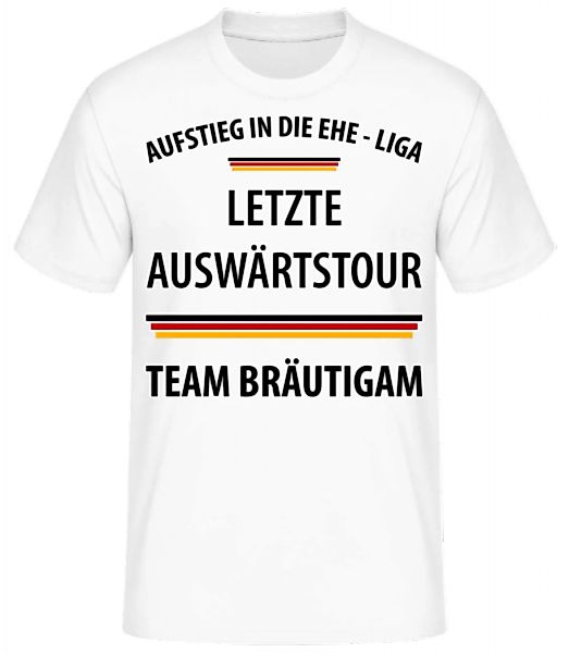Letzte Tour Team Bräutigam · Männer Basic T-Shirt günstig online kaufen