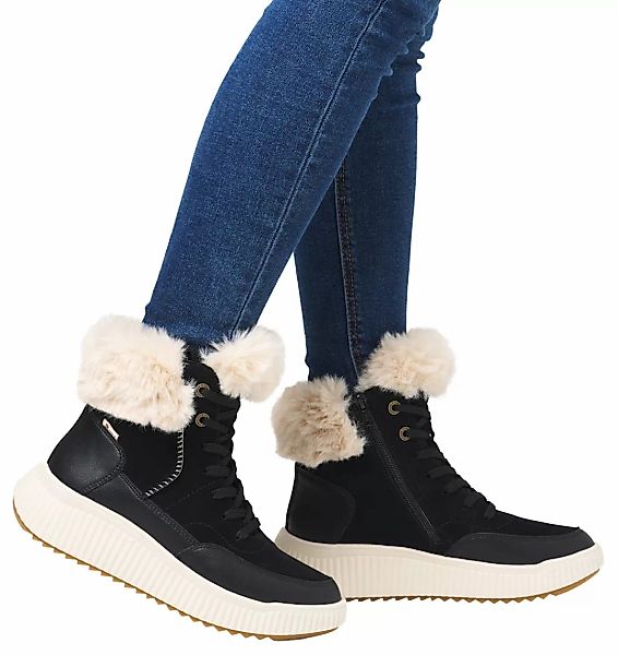 Rieker EVOLUTION Winterboots, Snowboots, Schnürstiefel in schmaler Form günstig online kaufen