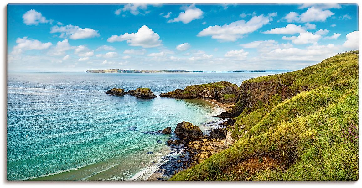 Artland Wandbild »Küstenweg in Carrick-a-Rede« Gewässer 1 Stk. tlg. als Lei günstig online kaufen