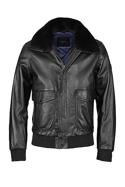 bugatti Lederjacke BUSANTO (1-St) mit Klappentaschen und Druckknöpfen günstig online kaufen