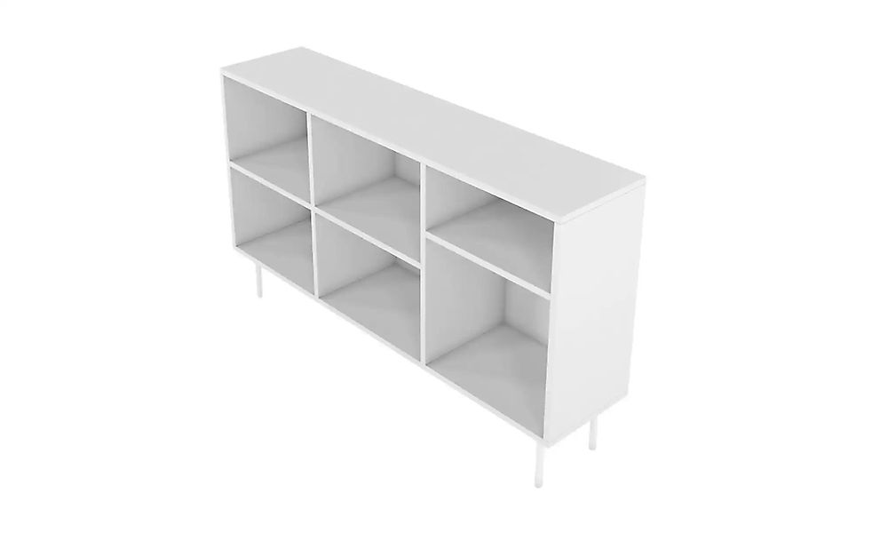 Standregal  Mirka ¦ weiß ¦ Maße (cm): B: 130 H: 80 Regale > Bücherregale - günstig online kaufen