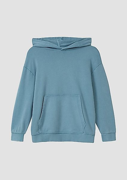 s.Oliver Sweatshirt Sweatshirt Gewaschener Kapuzensweater mit Rückenprint günstig online kaufen