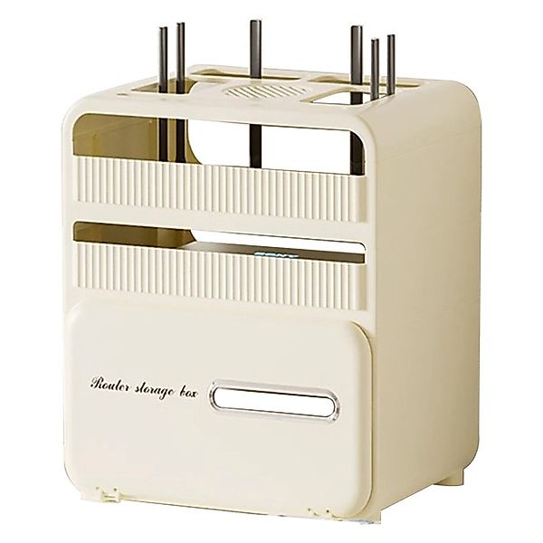 POPOLIC Aufbewahrungsbox 3-stufiger Router-Organizer mit Handyhalter-Schlit günstig online kaufen