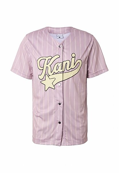 Karl Kani T-Shirt "Karl Kani Woven Signature Pinstripe Baseballshirt" 1 Stk günstig online kaufen