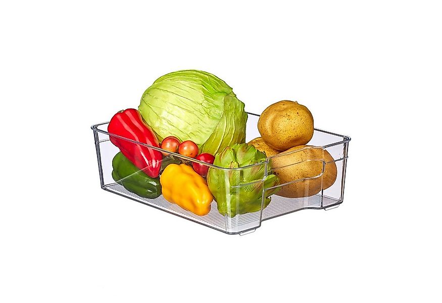 relaxdays Küchenorganizer-Set 2 x Kühlschrank Organizer mit Griffen günstig online kaufen