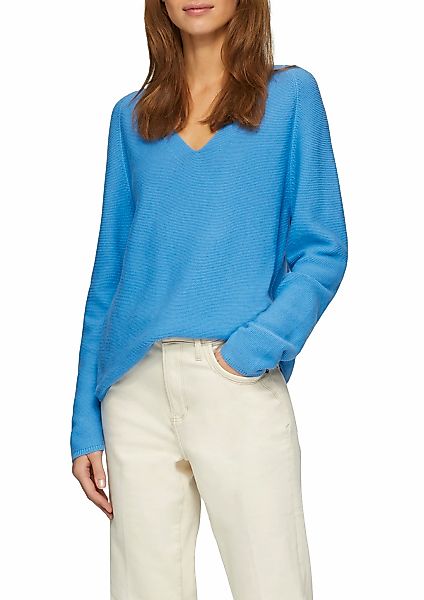 s.Oliver Strickpullover mit V-Ausschnitt günstig online kaufen