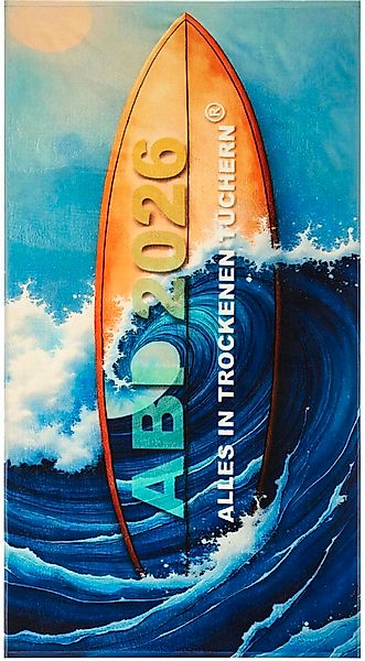 Egeria Strandtuch "ABI 2026" 75x150 cm, "ABI 2025-Alles in trockenen Tücher günstig online kaufen