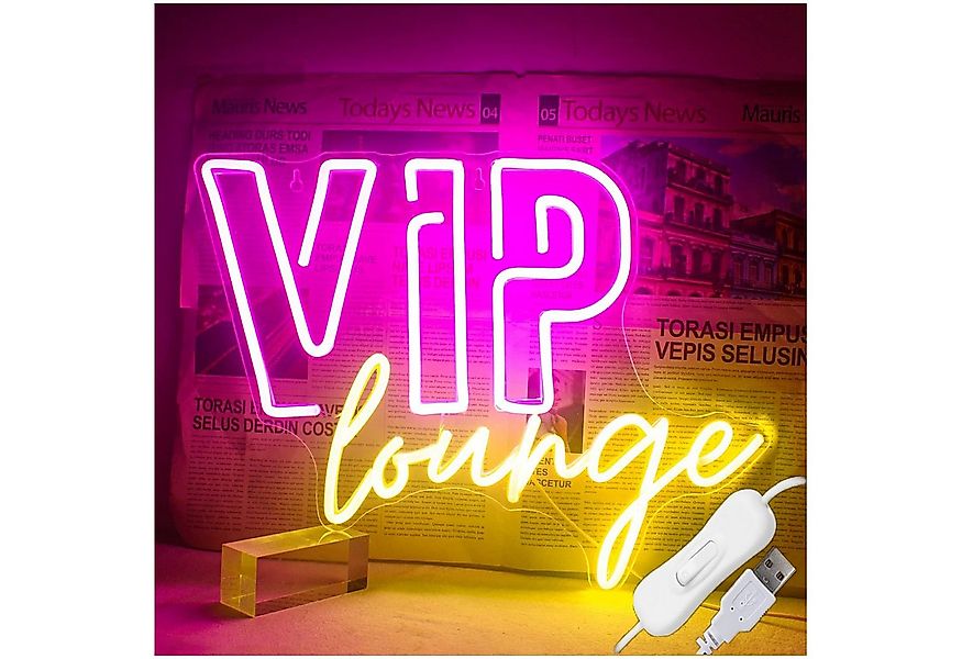 JIBENNEON LED Lichtleiste Neonsign Lampe VIP Lounge Vice City LED Dekolicht günstig online kaufen