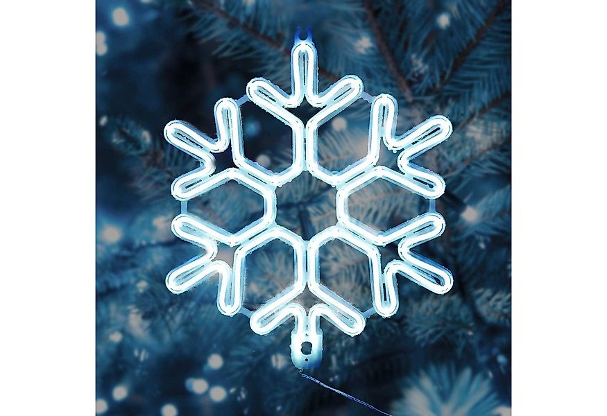 Salcar LED Dekolicht 40cm Schneeflocke Neonlicht LED Fenster Weihnachts Dek günstig online kaufen