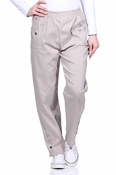 Cherry Berry Schlupfhose Damen Sommerhose luftig leichte Freizeithose mit S günstig online kaufen
