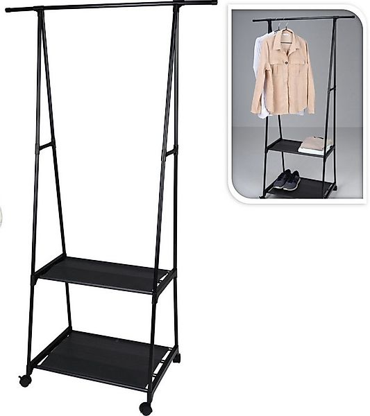 Koopman Kleiderständer Garderobenständer Schuhregal Campingregal 157x85x45c günstig online kaufen