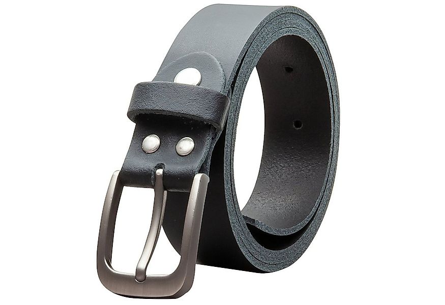 COLOGNEBELT Ledergürtel OM319-SL-Schwarz MADE IN GERMANY, Schwarz Kürzbar, günstig online kaufen
