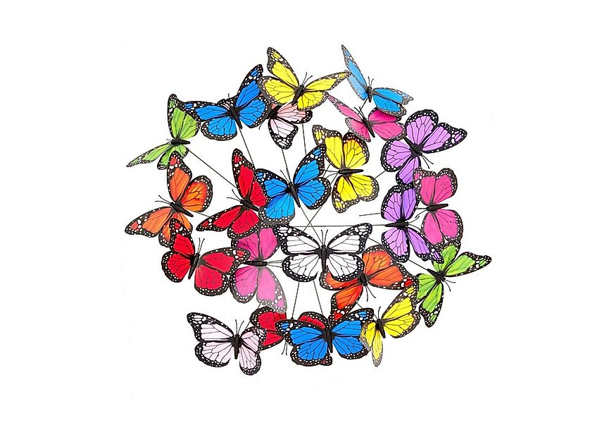 relaxdays Gartenfigur Gartendeko Schmetterling günstig online kaufen