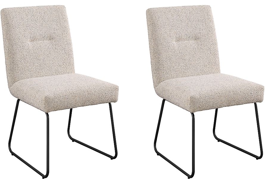 set one by Musterring Esszimmerstuhl »Tracy« () 2er-Set, Schlittengestell s günstig online kaufen