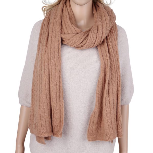 MIRROSI Strickschal Damen Schal mit Zopfmuster günstig online kaufen